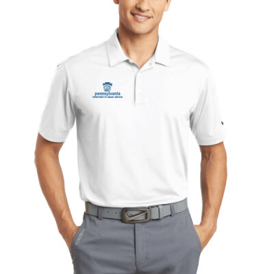 NIKE Dri FIT Vertical Mesh Polo Thumbnail