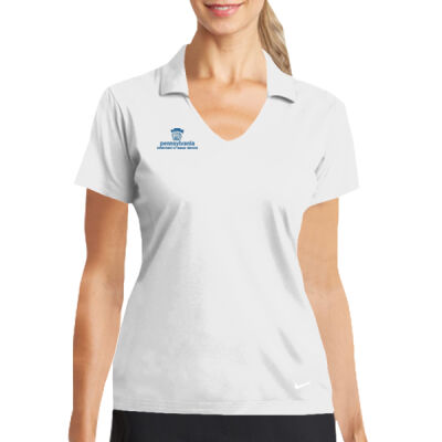 NIKE Women's Dri FIT Vertical Mesh Polo Thumbnail