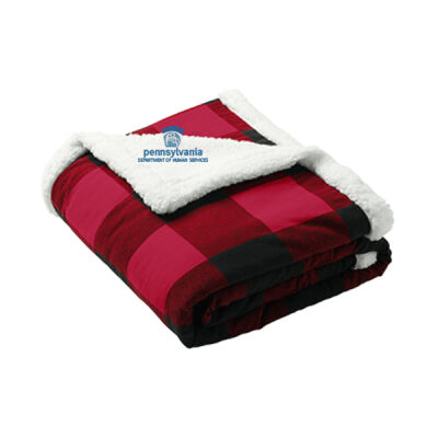 Port Authority Flannel Sherpa Blanket Thumbnail