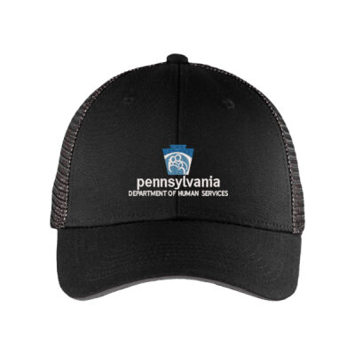 Port Authority Double Mesh Snapback Sandwich Bill Cap Thumbnail