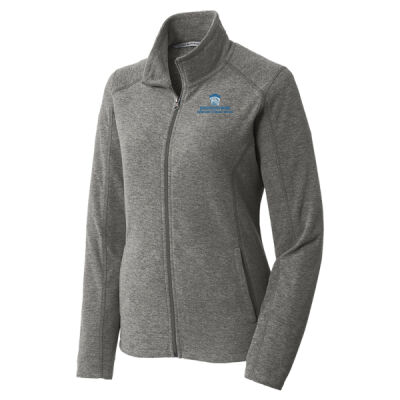 Port Authority Women's Heather Microfleece Full Zip Jacket Thumbnail