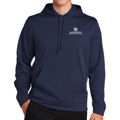 SportTek SportWick Fleece Hooded Pullover Thumbnail