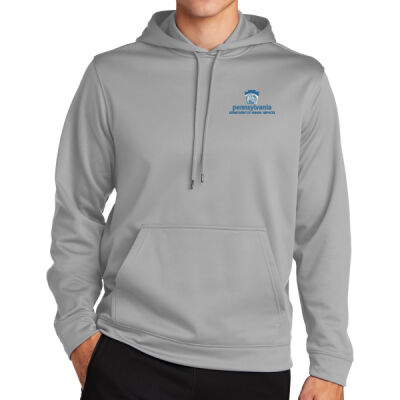 SportTek SportWick Fleece Hooded Pullover Thumbnail